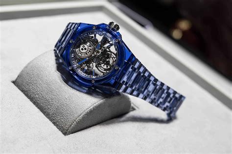 hublot uhr blau limited|hublot blue sapphire.